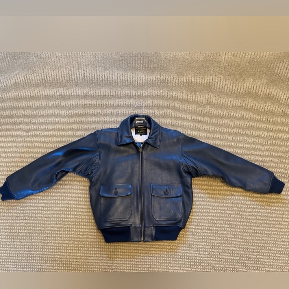Schott NYC G-1 Wings of Gold Leather